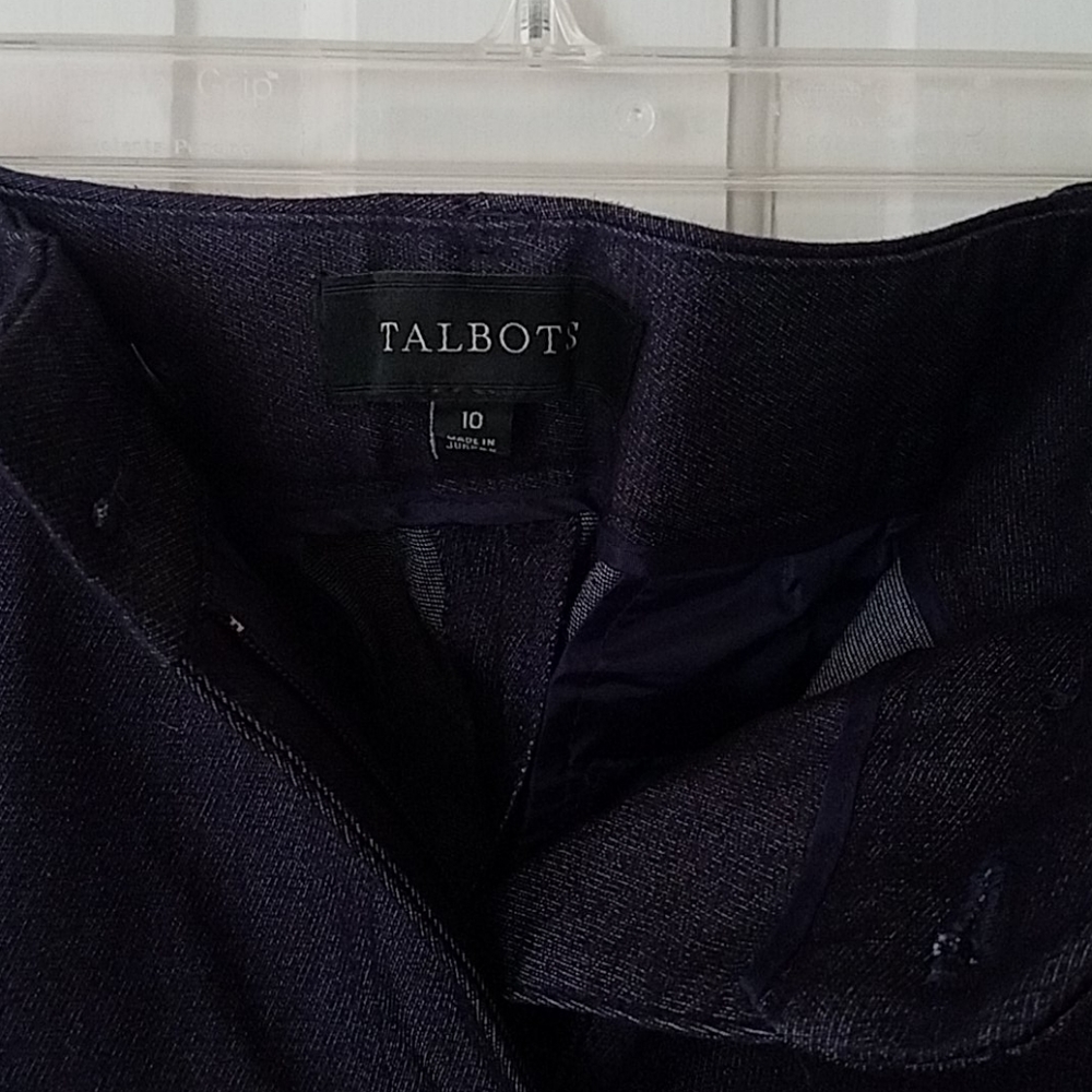 Talbot's dark navy pants - Picture 2 of 4